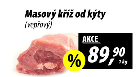Masový kříž od kýty vepřový