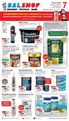 akční leták Barvy a laky drogerie 31.5.2025-20.6.2025