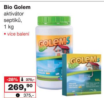 Aktivátor septiků Bio Golem