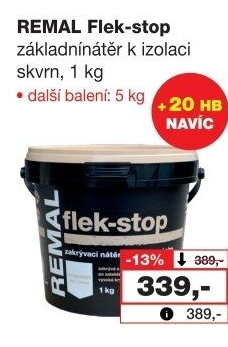 Izolační nátěr Flek - stop Remal