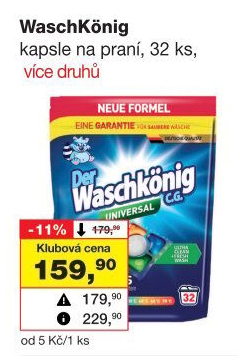 Kapsle na praní Waschkönig