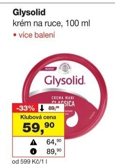 Krém na ruce Glysolid