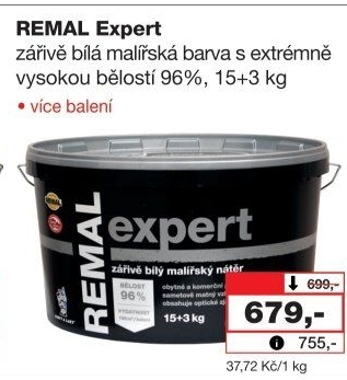 Malířský nátěr Expert Remal