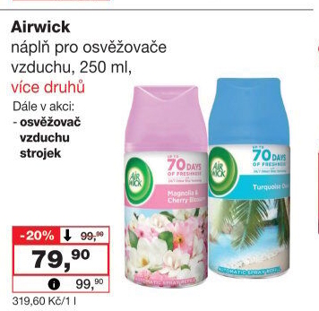 Osvěžovač vzduchu Freshmatic Air Wick - náplň