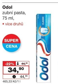 Pasta na zuby Odol