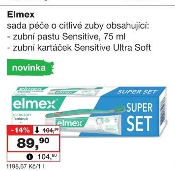 Pasty na zuby Elmex