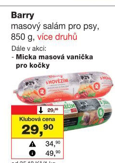 Salám pro psy Barry Chejn