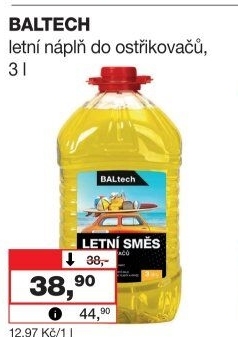 Směs do ostřikovačů letní Baltech