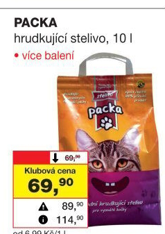 Stelivo pro kočky Packa Balanim