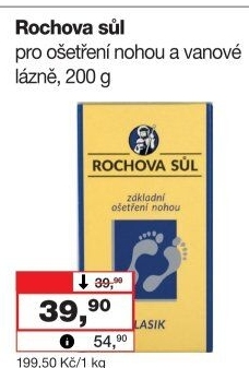 Sůl koupelová Rochova Drutep