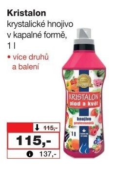 Tekuté hnojivo Kristalon