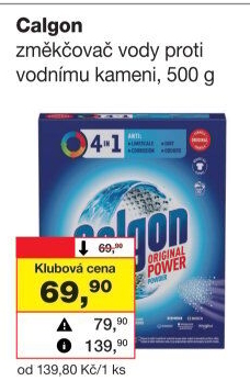 Změkčovač vody Calgon