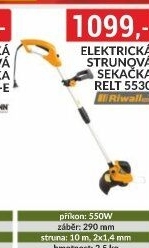 Vyžínač elektrický Riwall RELT 5530