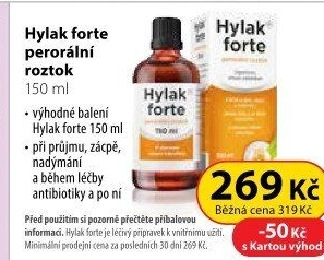 Kapky k obnovení střevní mikroflóry Hylak forte Ratiopharm