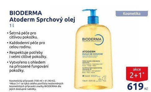BIODERMA Atoderm Sprchový olej 1 l