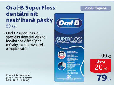Dentální nit Super Floss Oral-B