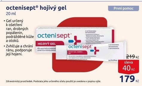 Gel na podporu hojení Octenisept