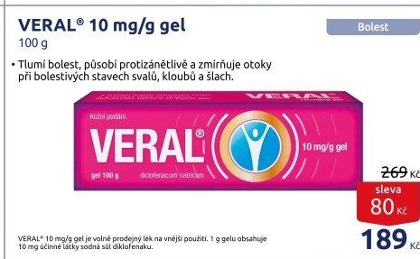 Gel protizánětlivý Veral