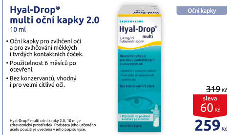 Kapky oční Multi Hyal-Drop
