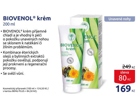 Krém na nohy Biovenol Biomedica