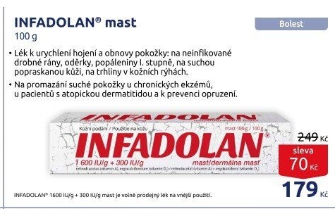 Mast na rány Infadolan