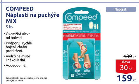 Náplast na puchýře Compeed