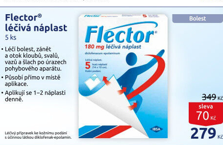 Náplasti léčivé Flector