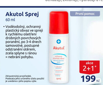 Obvaz plastický ochranný ve spreji Akutol