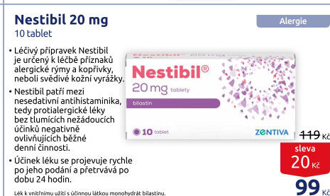 Tablety na alergii Nestibil