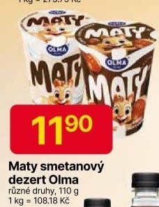 Dezert Olmíci Maty Olma