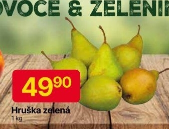 Hrušky zelené