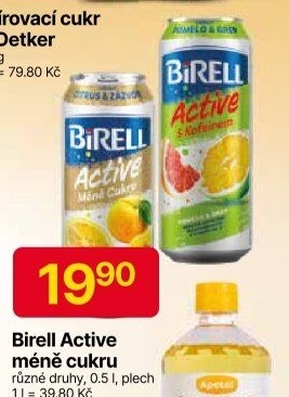 Nealkoholické pivo ochucené Active Birell