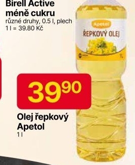 Řepkový olej Apetol