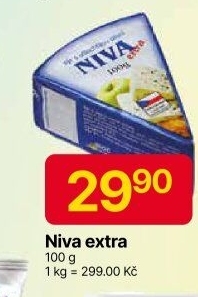 Sýr Niva extra Mlékárna Otinoves