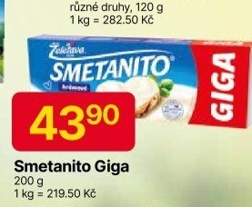 Sýr tavený Smetanito Želetava