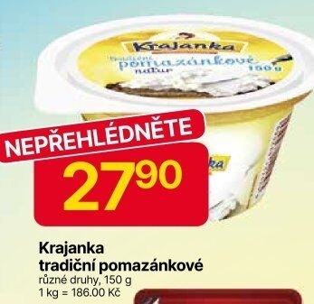 Tradiční pomazánkové Krajanka