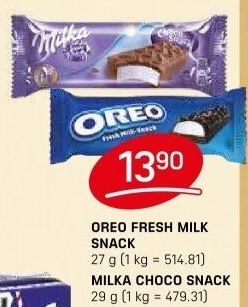 Fresh Milk snack Oreo