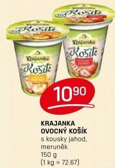 Jogurt ochucený Ovocný košík Krajanka