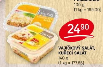 Kuřecí salát Lahůdky Vavřík