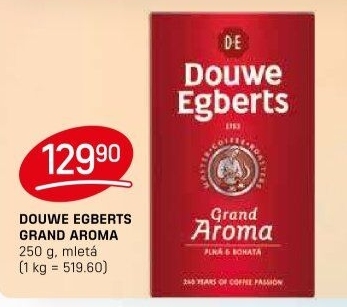 Mletá káva Grand Aroma Douwe Egberts