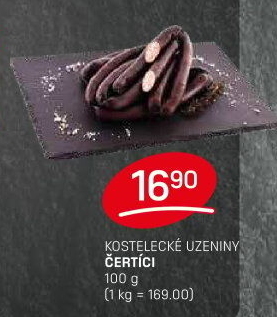 Párky Čertíci Kostelecké uzeniny