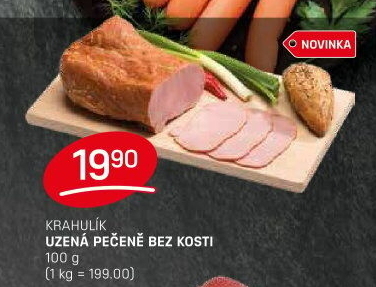 Pečeně uzená bez kosti Krahulík