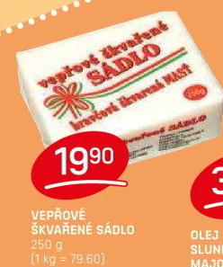 Sádlo vepřové škvařené