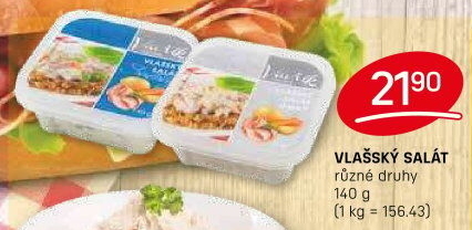 Salát vlašský Lahůdky Vavřík