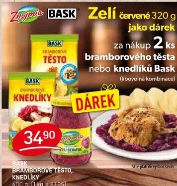 Těsto bramborové v prášku Bask