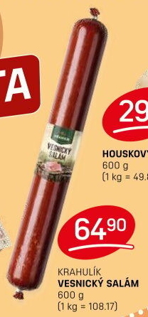 Vesnický salám Krahulík
