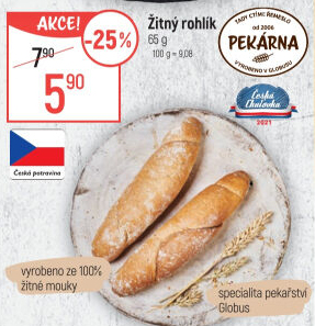 Žitný rohlík