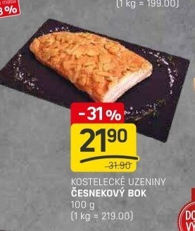 Česnekový bok Kostelecké uzeniny
