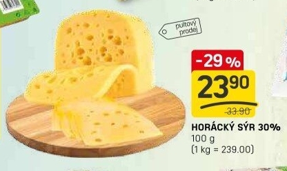 Horácký sýr 30%