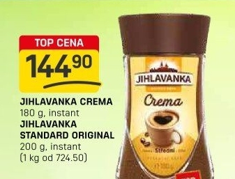 Instantní káva Jihlavanka Standard Crema